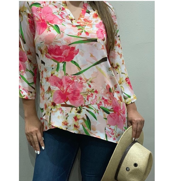 Tops - Printed blouse